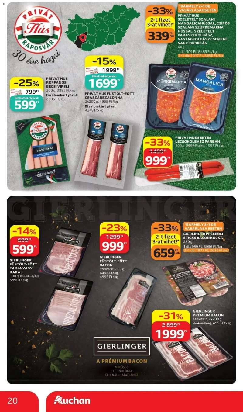 Auchan Auchan akciós újság Budapest 20 oldal