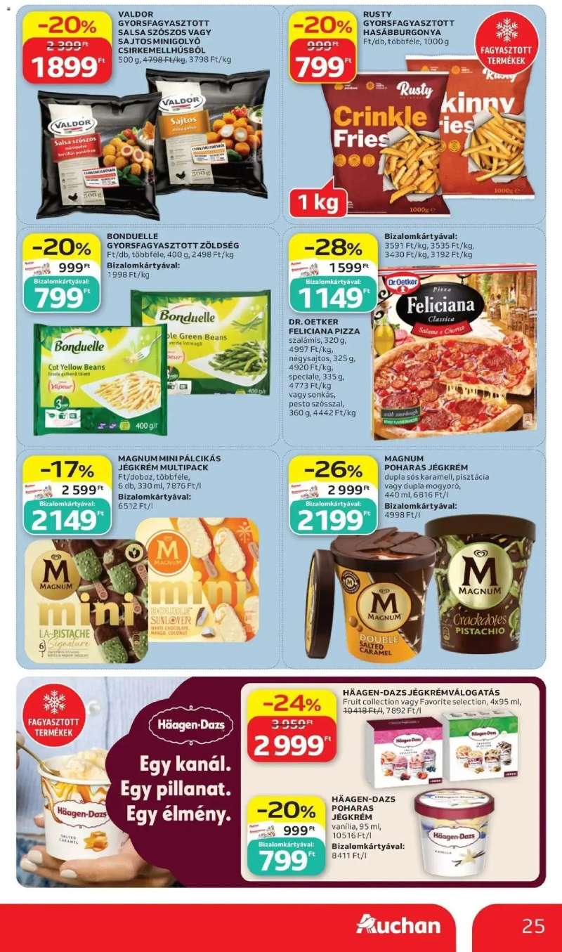 Auchan Auchan akciós újság Budapest 25 oldal