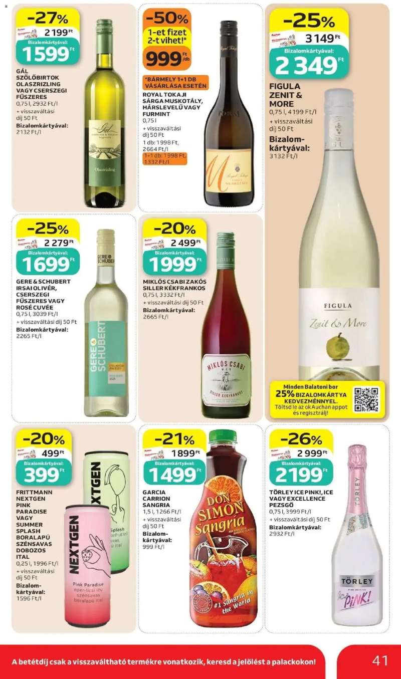 Auchan Auchan akciós újság Budapest 41 oldal