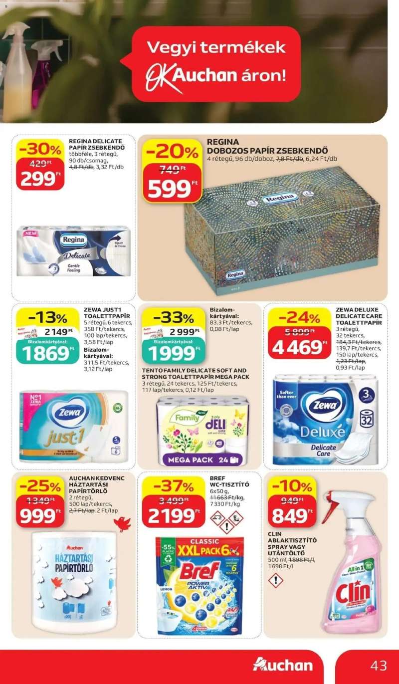 Auchan Auchan akciós újság Budapest 43 oldal