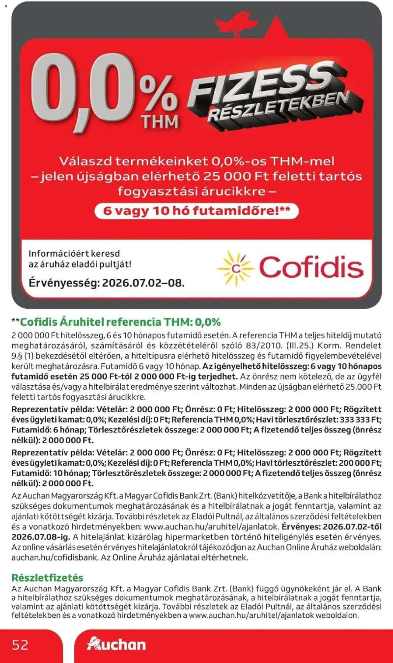 Auchan Auchan akciós újság Budapest 52 oldal