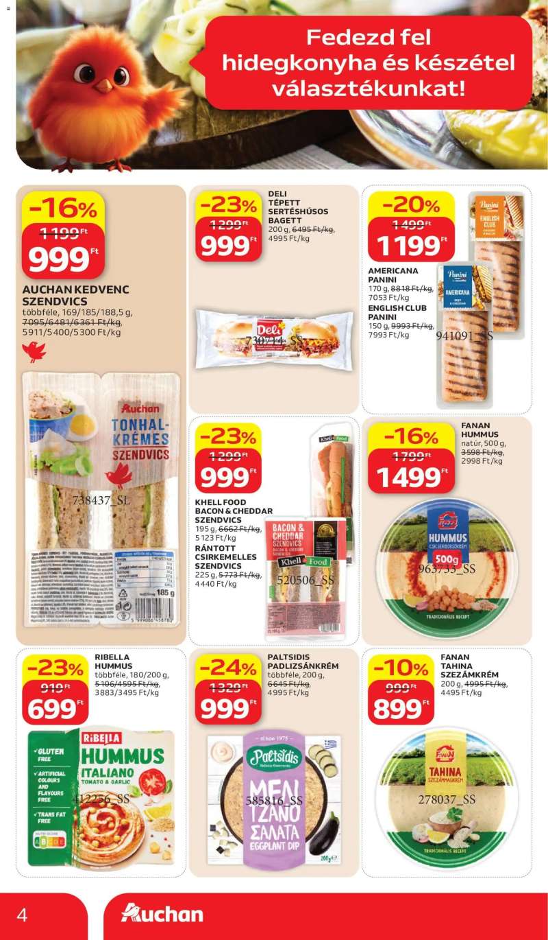 Auchan Auchan Hidegkonyha ajánlataink 4 oldal