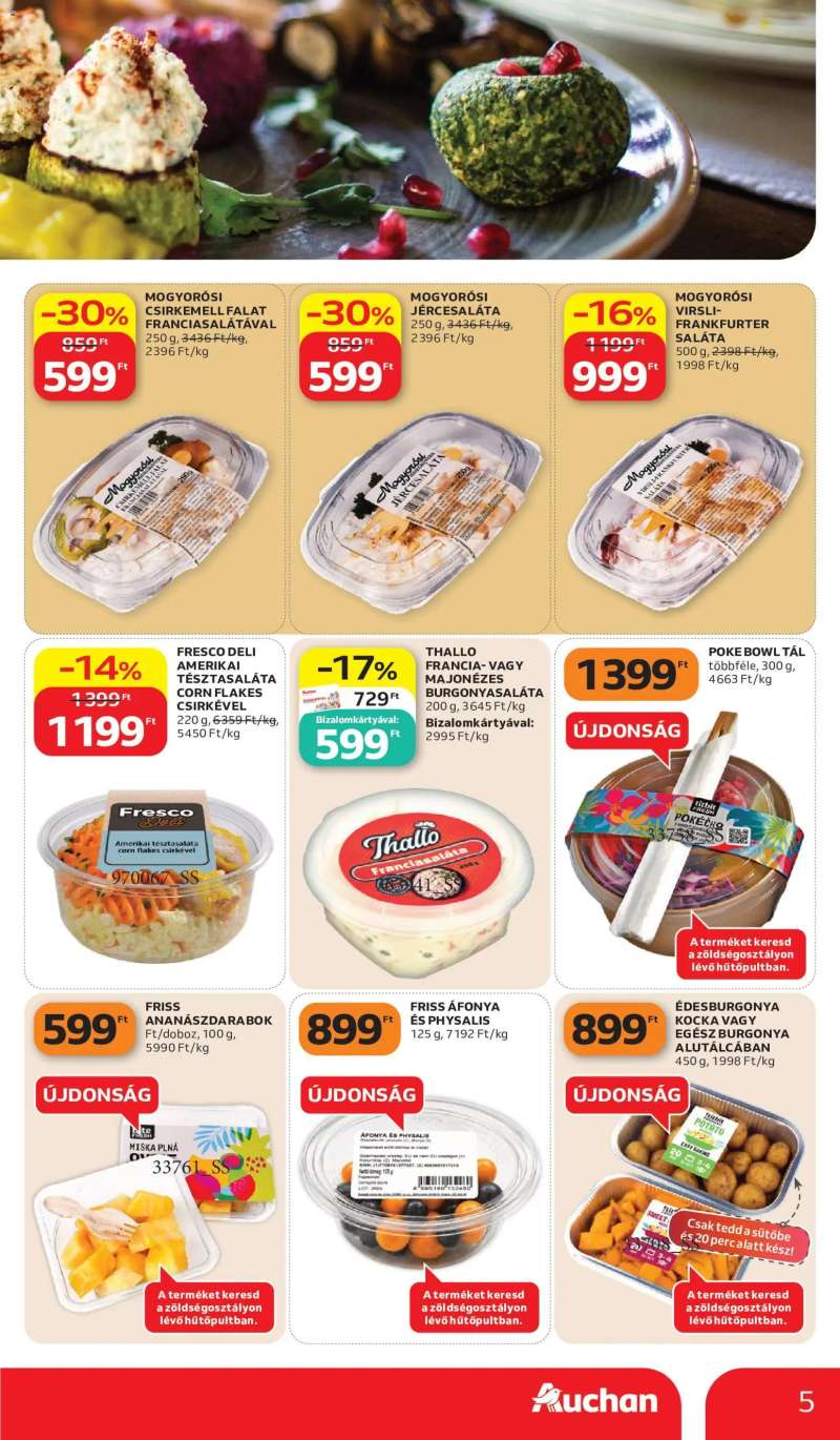 Auchan Auchan Hidegkonyha ajánlataink 5 oldal