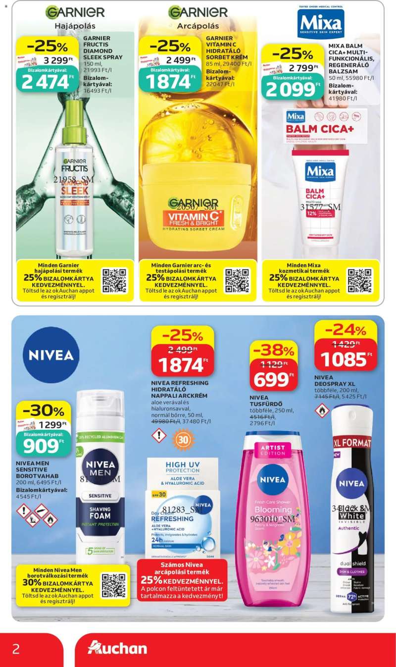 Auchan Auchan Szépség ajánlataink 2 oldal
