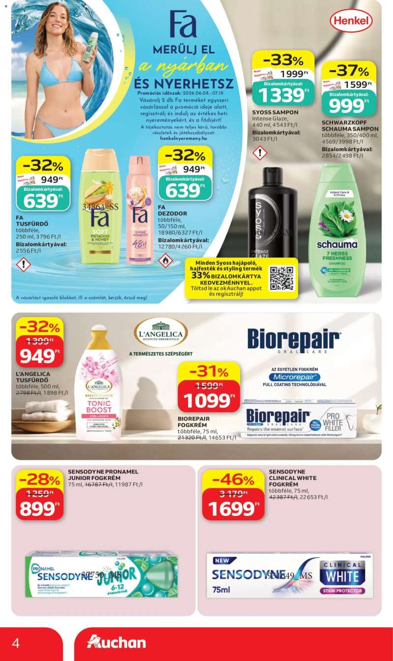 Auchan Auchan Szépség ajánlataink 4 oldal