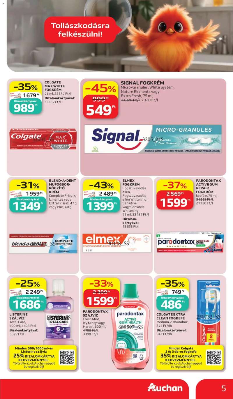 Auchan Auchan Szépség ajánlataink 5 oldal