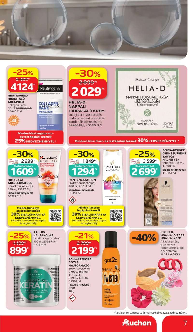 Auchan Auchan Szépség ajánlataink 7 oldal