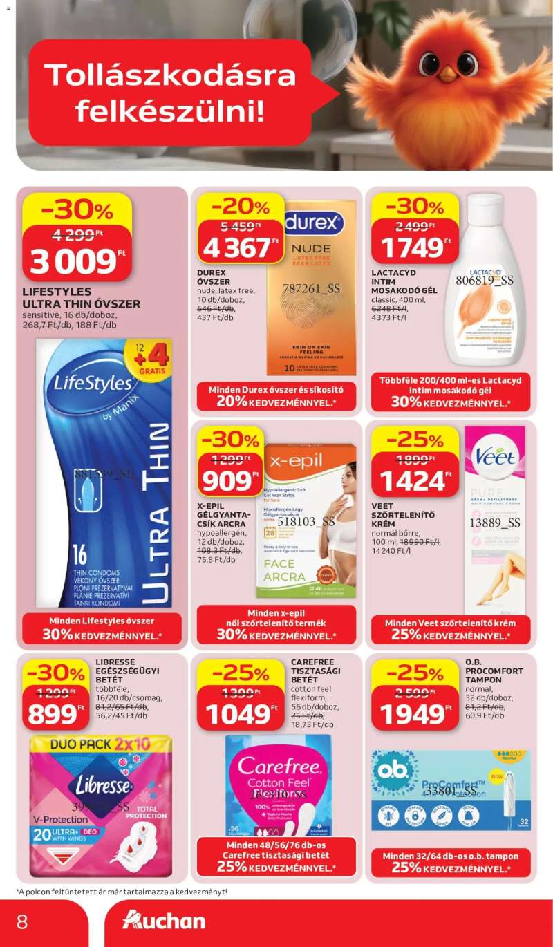 Auchan Auchan Szépség ajánlataink 8 oldal
