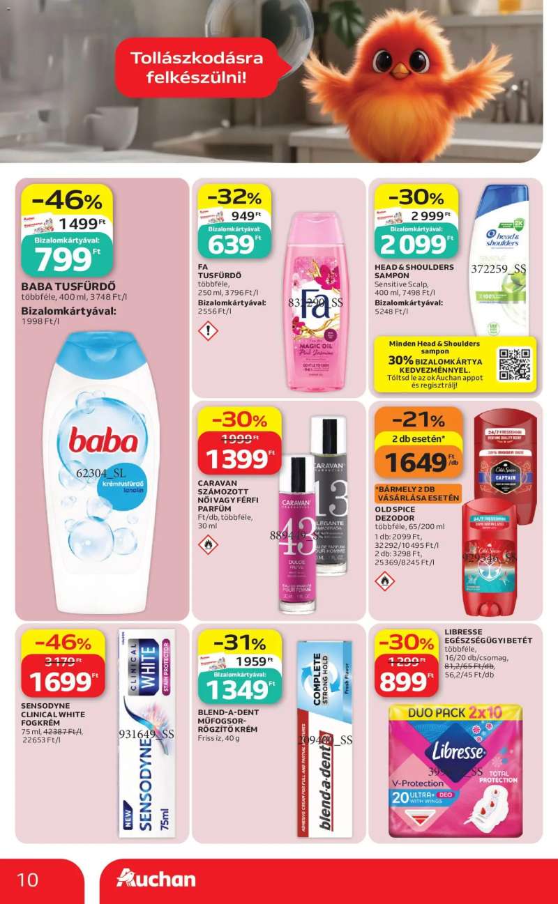 Auchan Auchan Szupermarket akciós újság 10 oldal