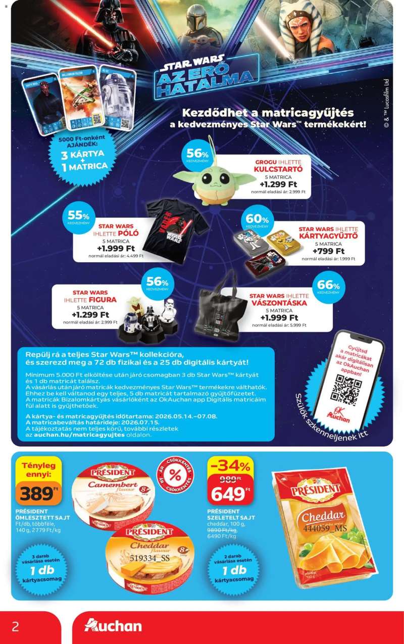 Auchan Auchan Szupermarket akciós újság 2 oldal