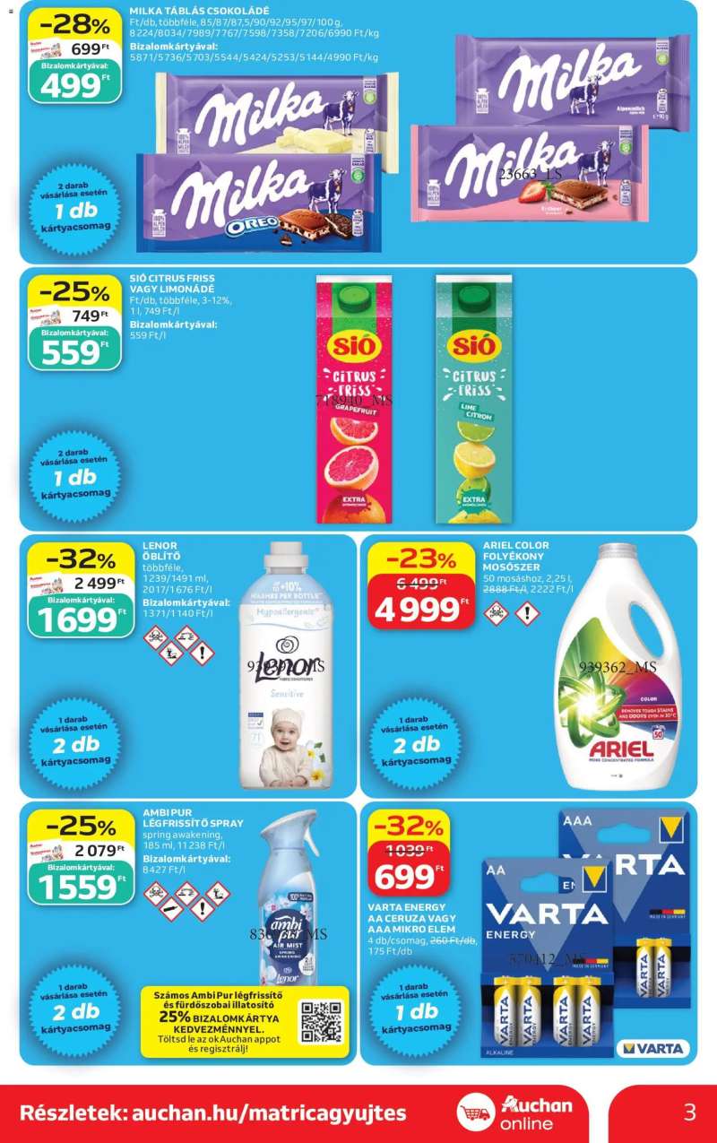 Auchan Auchan Szupermarket akciós újság 3 oldal