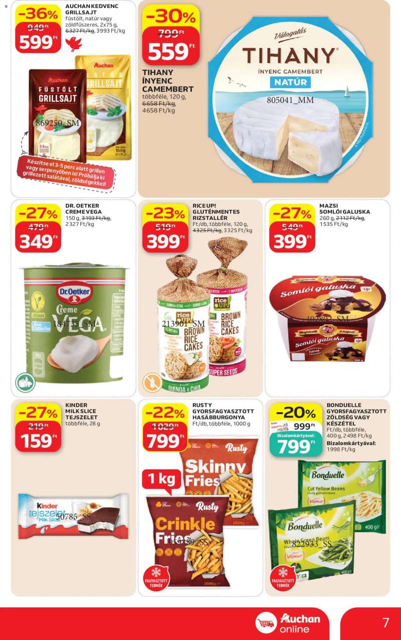 Auchan Auchan Szupermarket akciós újság 7 oldal