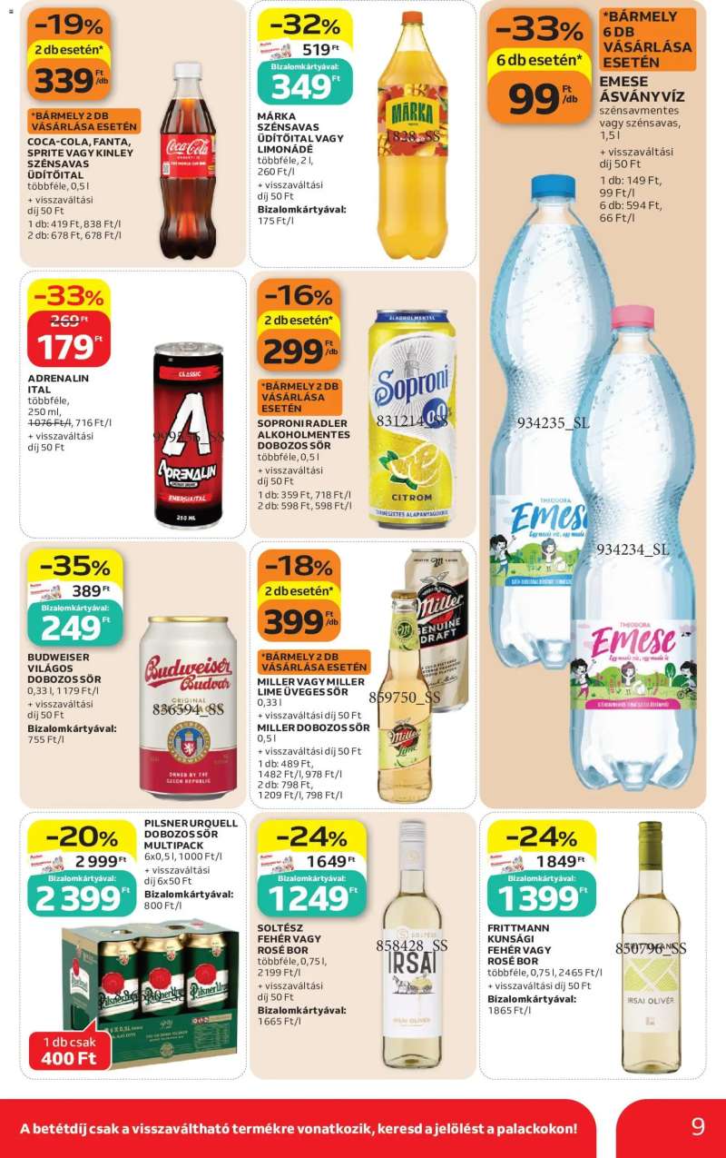 Auchan Auchan Szupermarket akciós újság 9 oldal