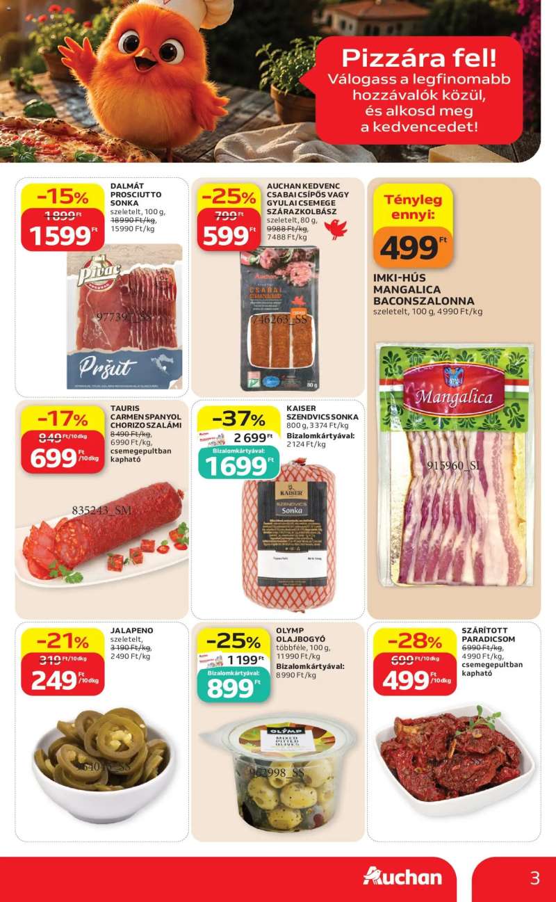 Auchan Auchan A nagy pizza-párbaj 3 oldal