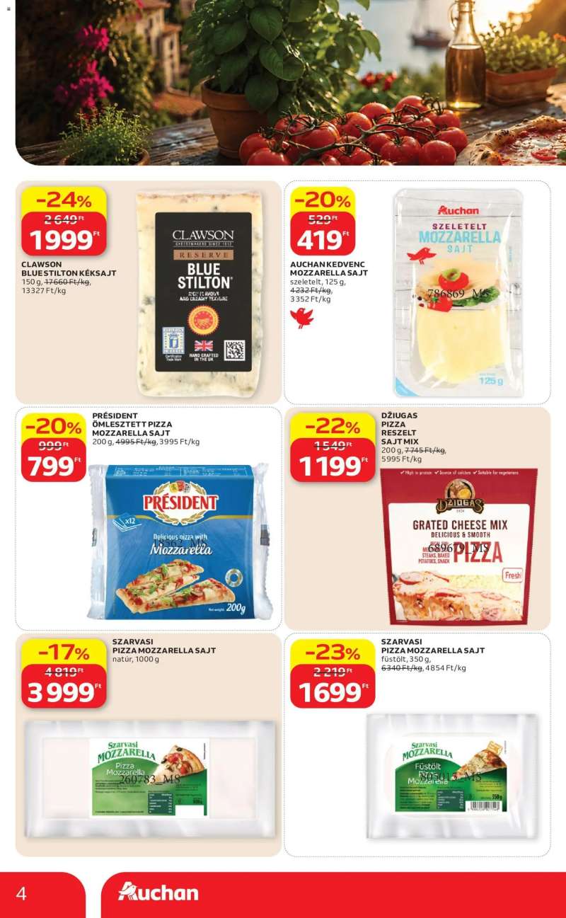 Auchan Auchan A nagy pizza-párbaj 4 oldal