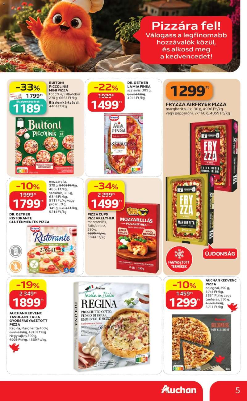 Auchan Auchan A nagy pizza-párbaj 5 oldal