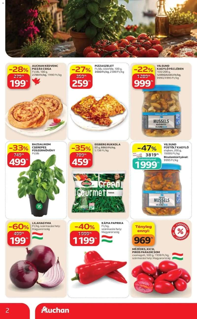 Auchan Auchan A nagy pizza-párbaj Budapest 2 oldal
