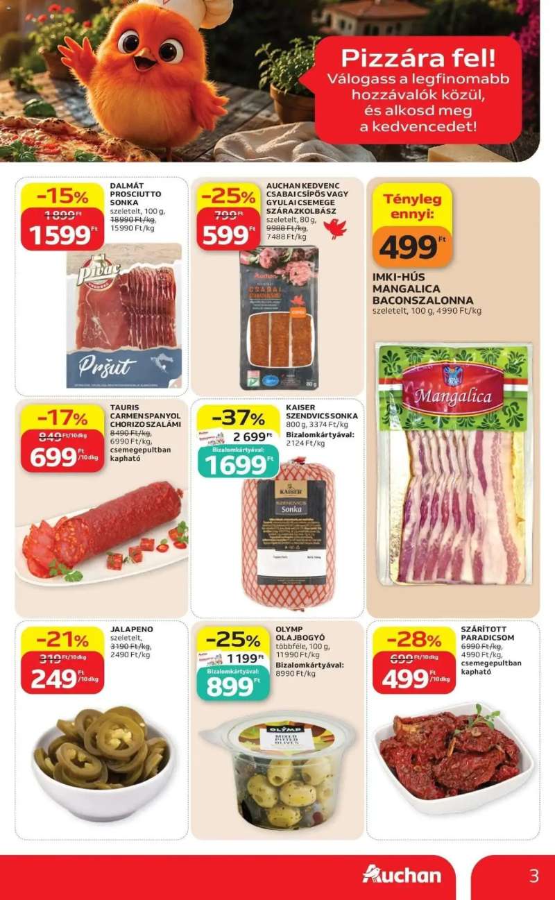 Auchan Auchan A nagy pizza-párbaj Budapest 3 oldal