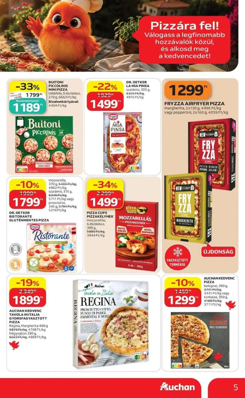 Auchan Auchan A nagy pizza-párbaj Budapest 5 oldal