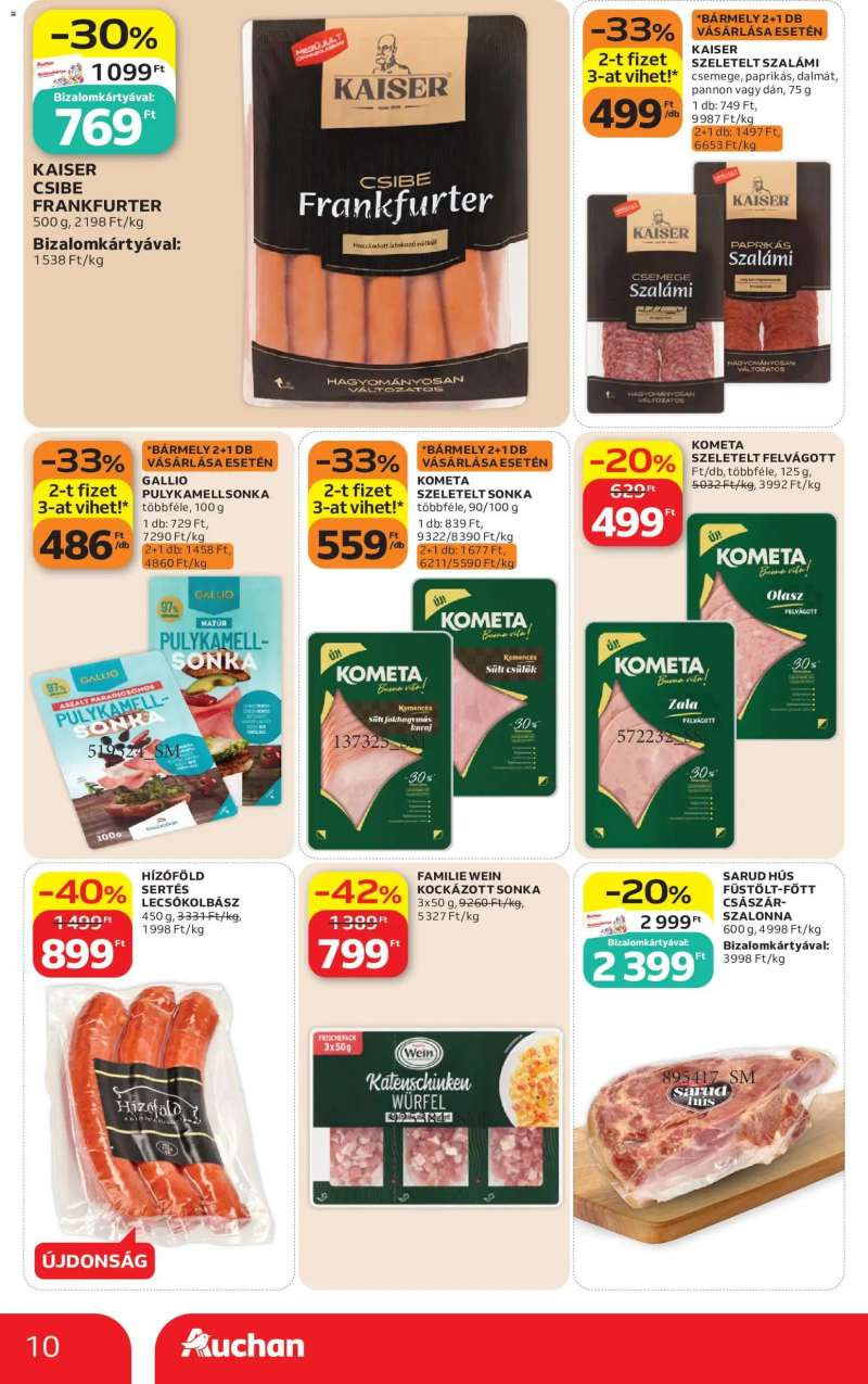 Auchan Auchan akciós újság 10 oldal