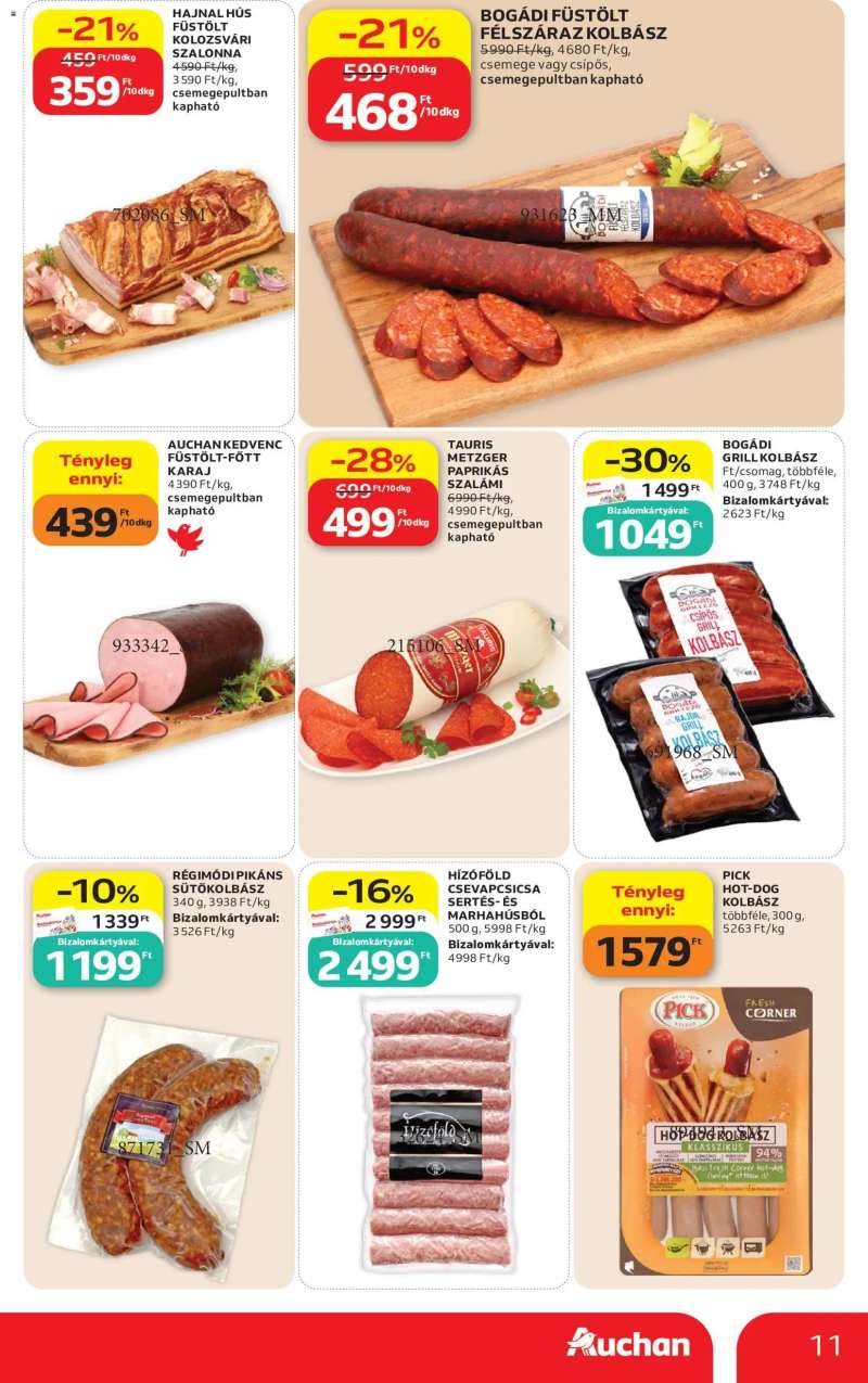 Auchan Auchan akciós újság 11 oldal