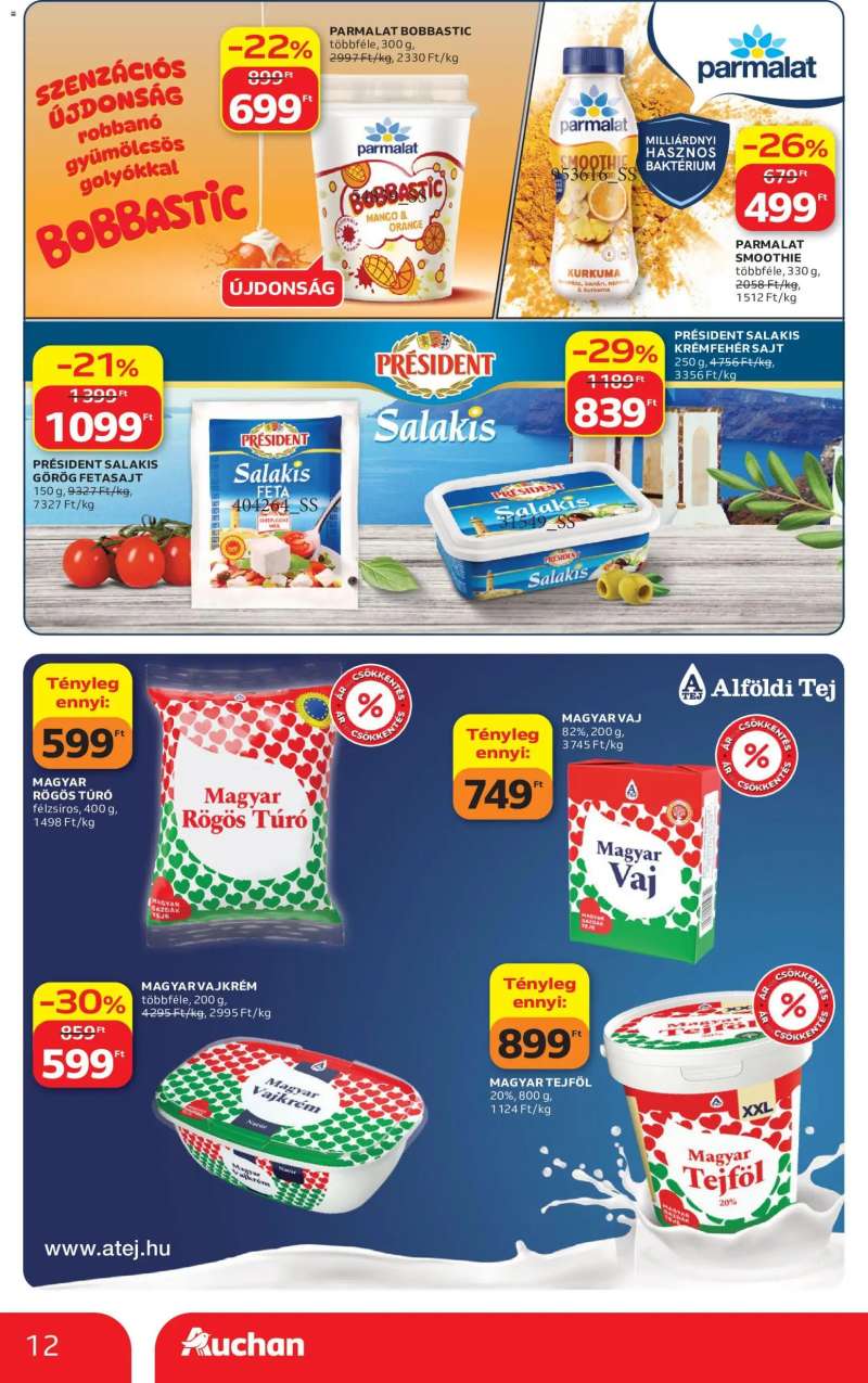 Auchan Auchan akciós újság 12 oldal
