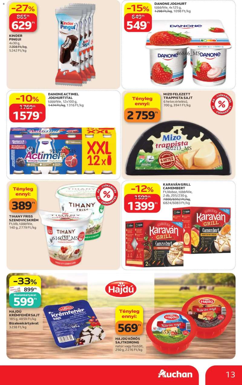 Auchan Auchan akciós újság 13 oldal