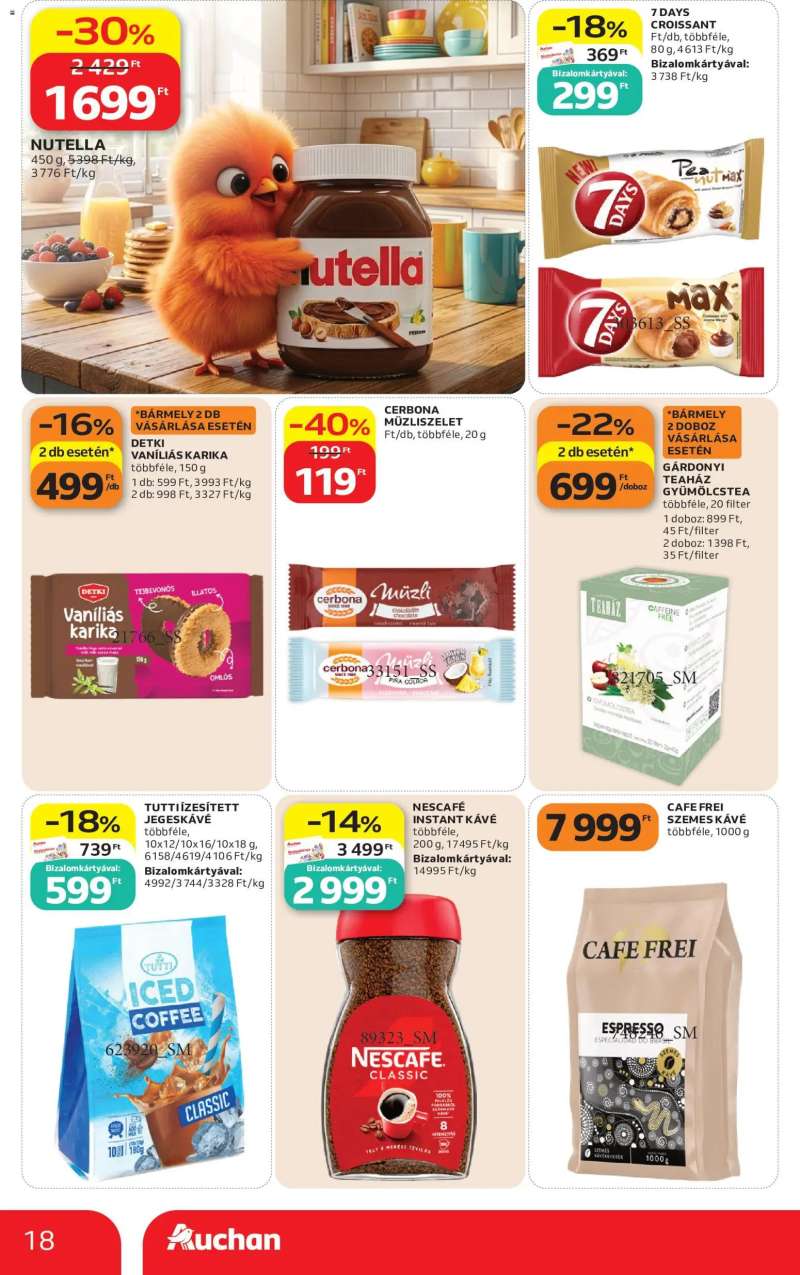 Auchan Auchan akciós újság 18 oldal