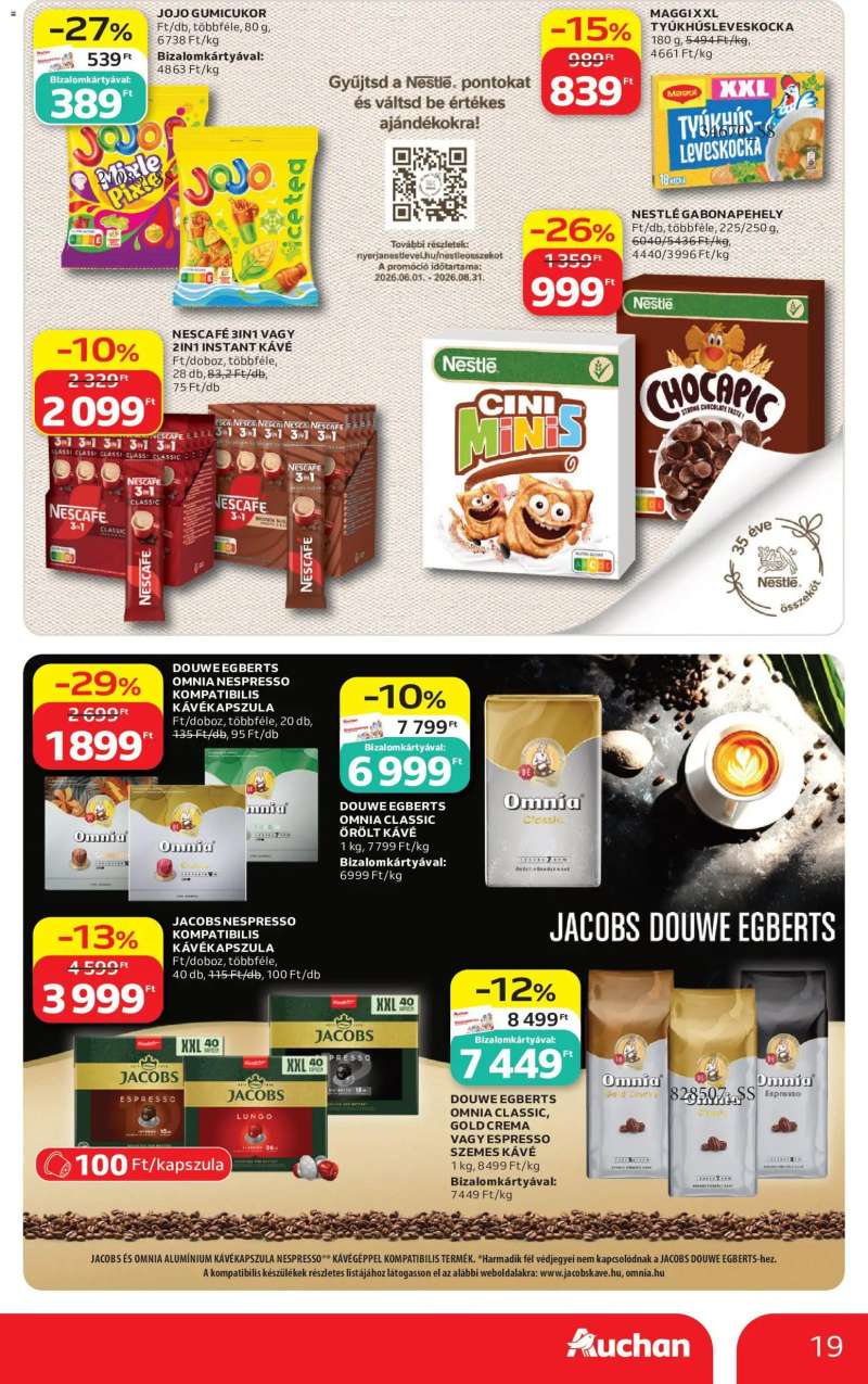 Auchan Auchan akciós újság 19 oldal