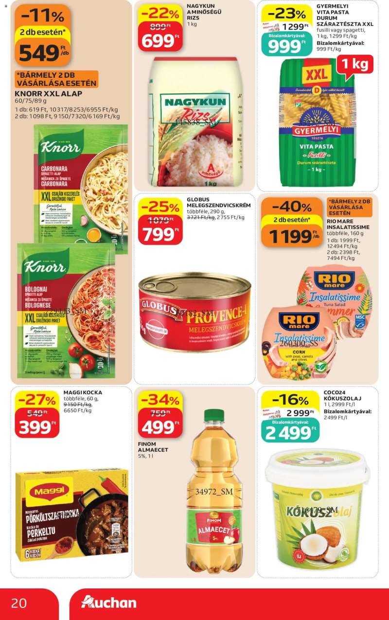Auchan Auchan akciós újság 20 oldal