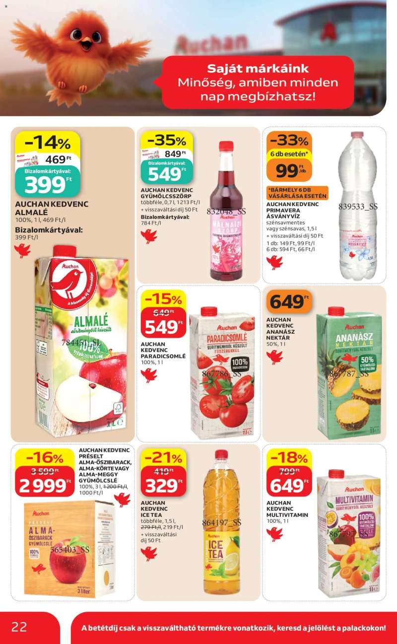 Auchan Auchan akciós újság 22 oldal