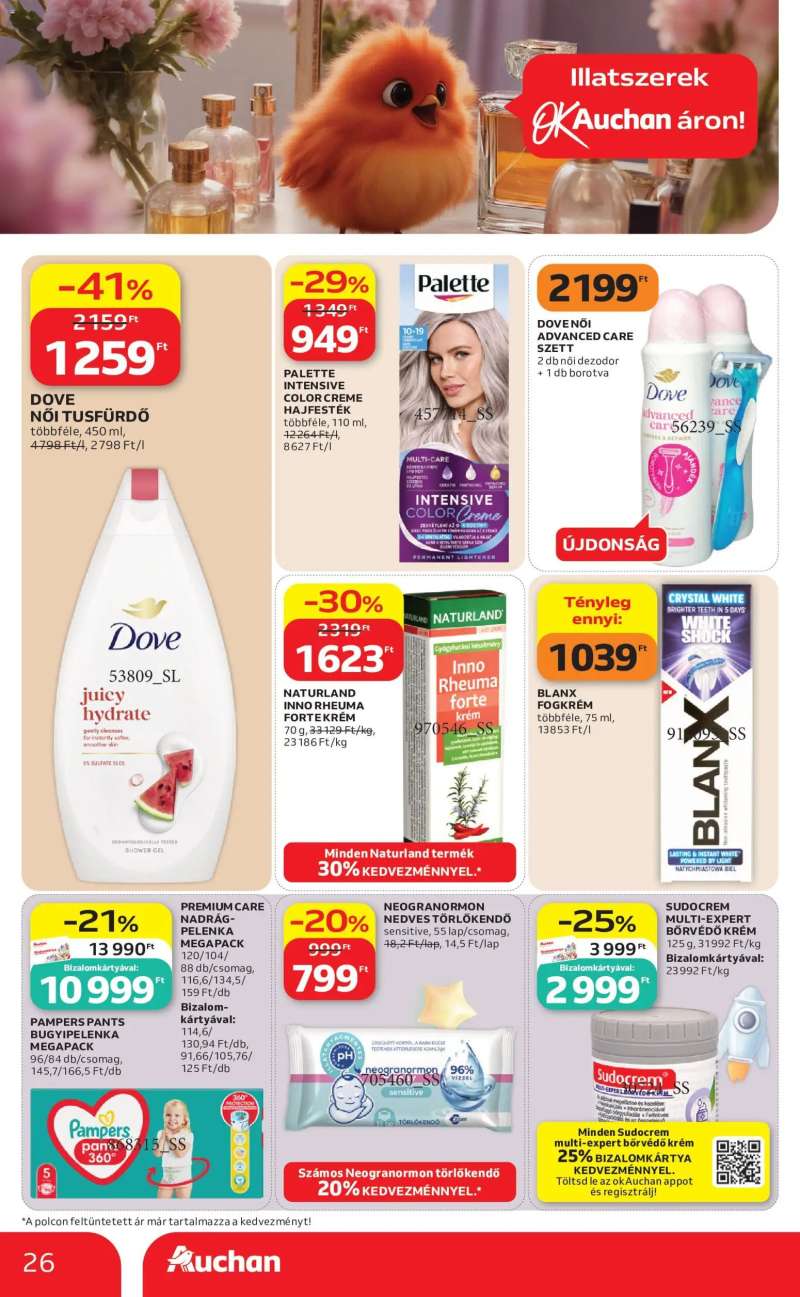 Auchan Auchan akciós újság 26 oldal