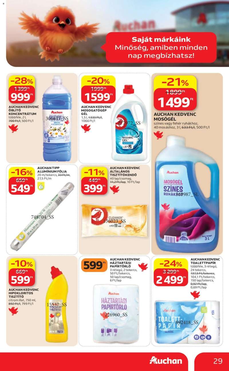 Auchan Auchan akciós újság 29 oldal