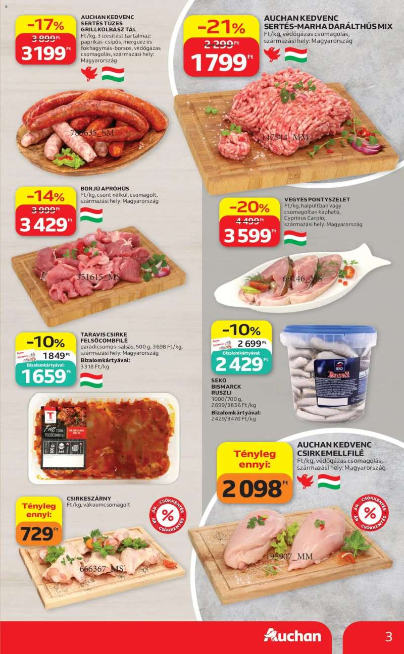 Auchan Auchan akciós újság 3 oldal