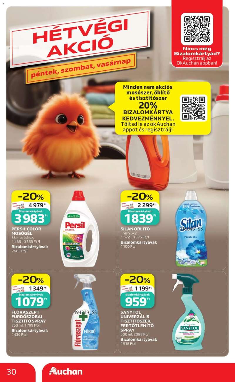 Auchan Auchan akciós újság 30 oldal