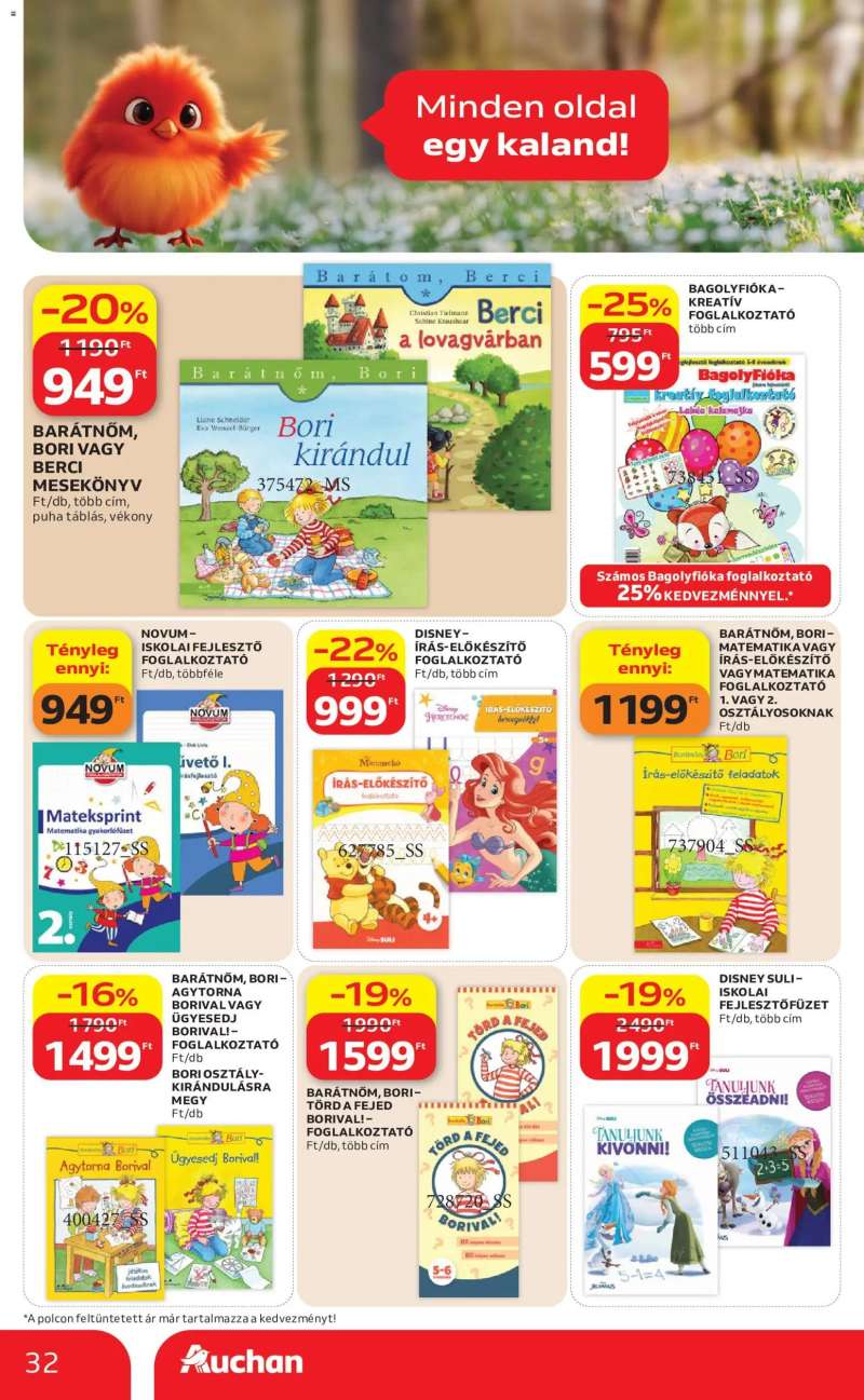 Auchan Auchan akciós újság 32 oldal