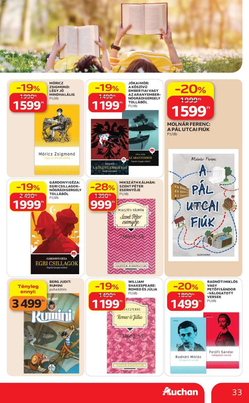 Auchan Auchan akciós újság 33 oldal