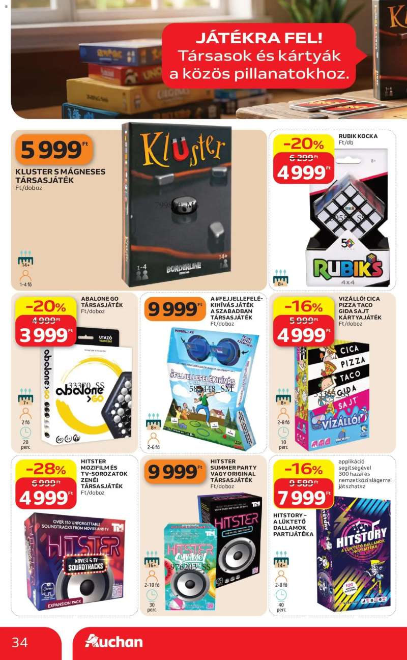 Auchan Auchan akciós újság 34 oldal