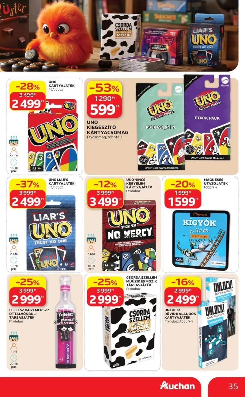 Auchan Auchan akciós újság 35 oldal
