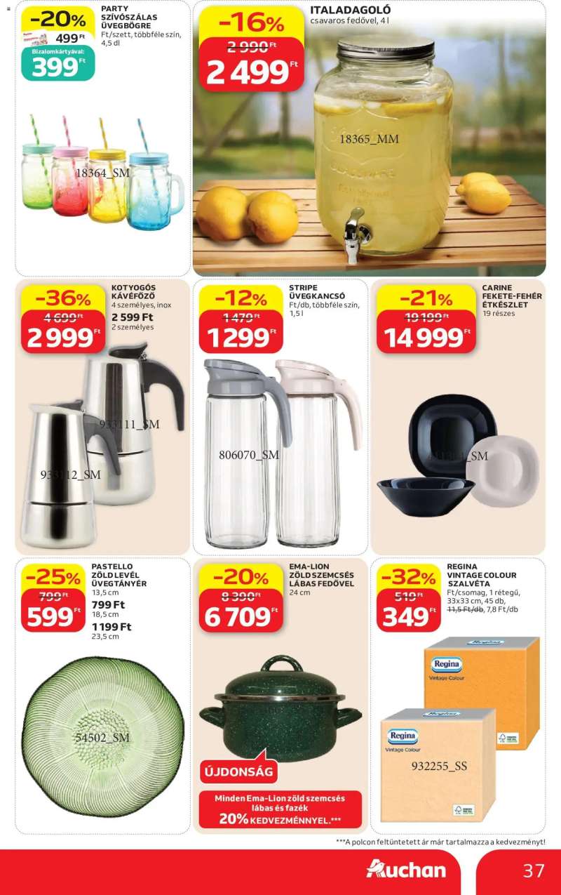 Auchan Auchan akciós újság 37 oldal