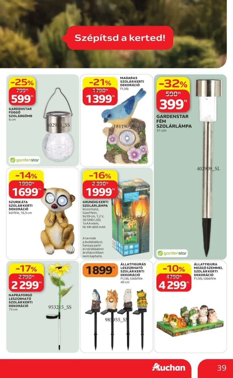Auchan Auchan akciós újság 39 oldal