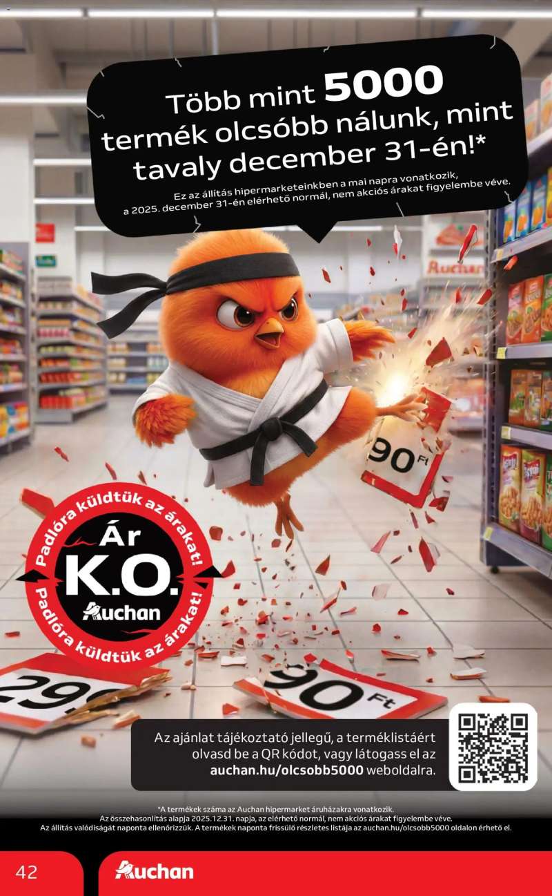 Auchan Auchan akciós újság 42 oldal