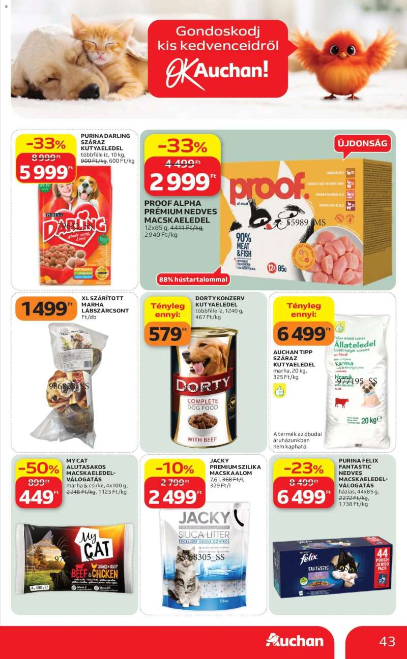 Auchan Auchan akciós újság 43 oldal