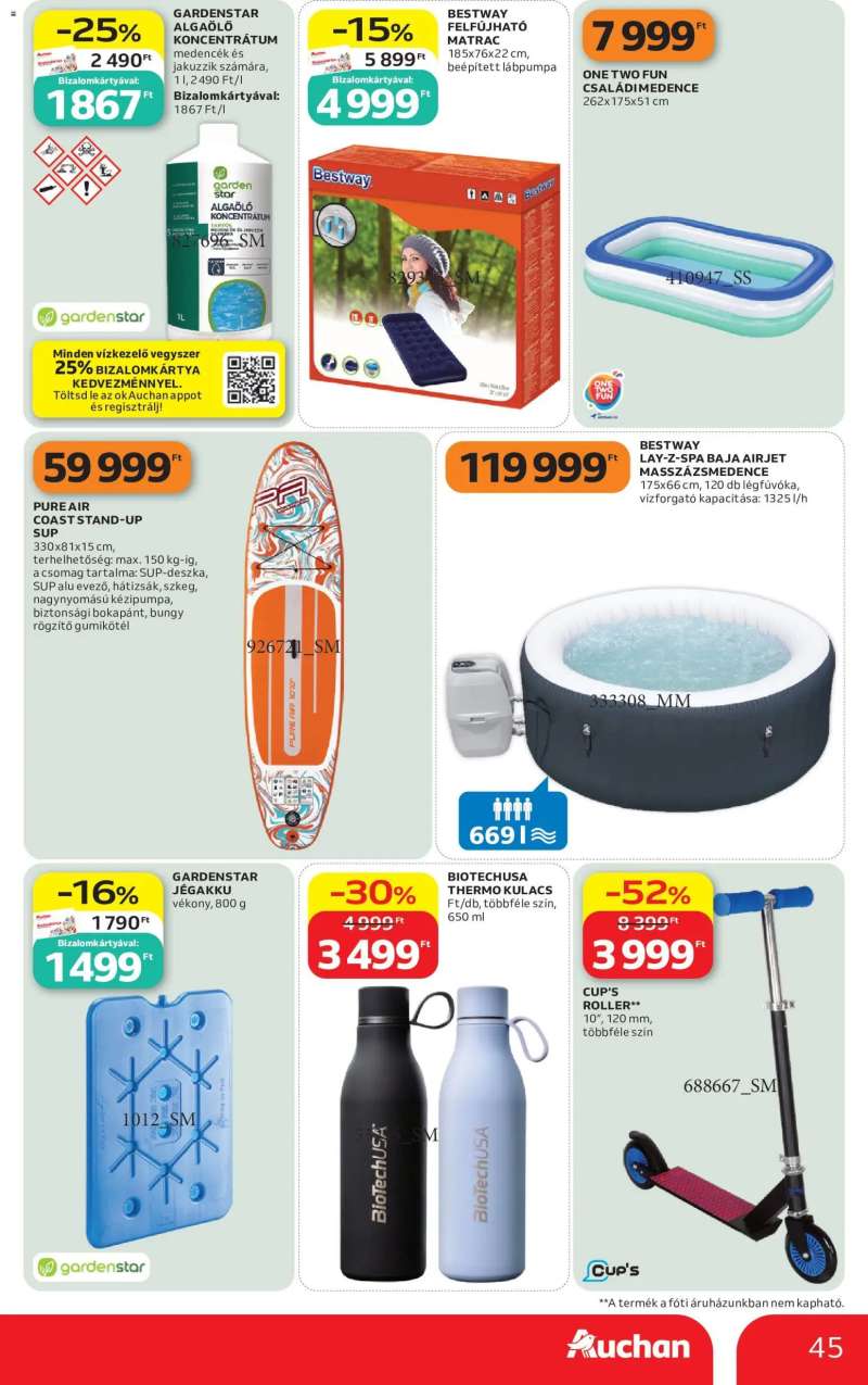 Auchan Auchan akciós újság 45 oldal