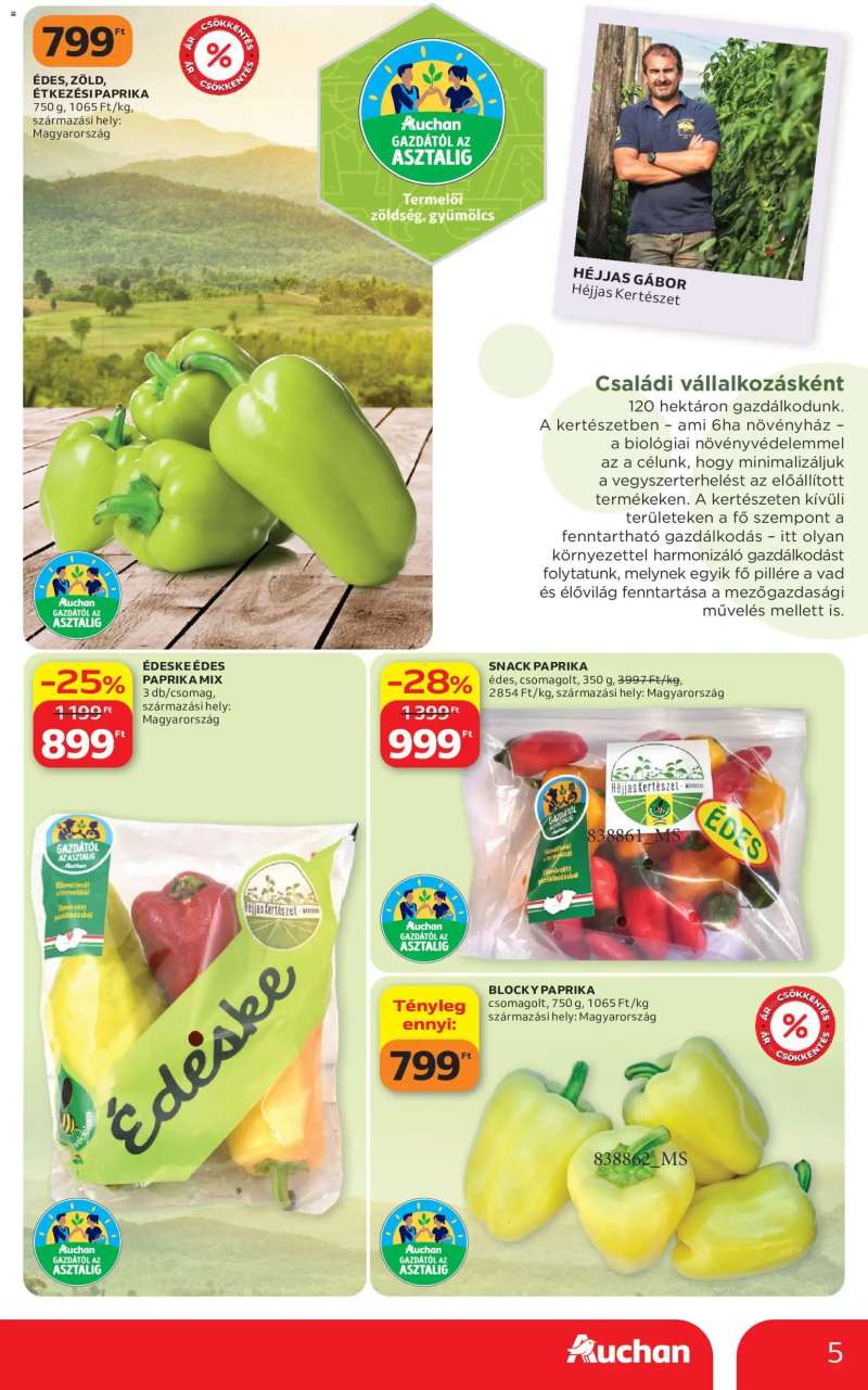 Auchan Auchan akciós újság 5 oldal