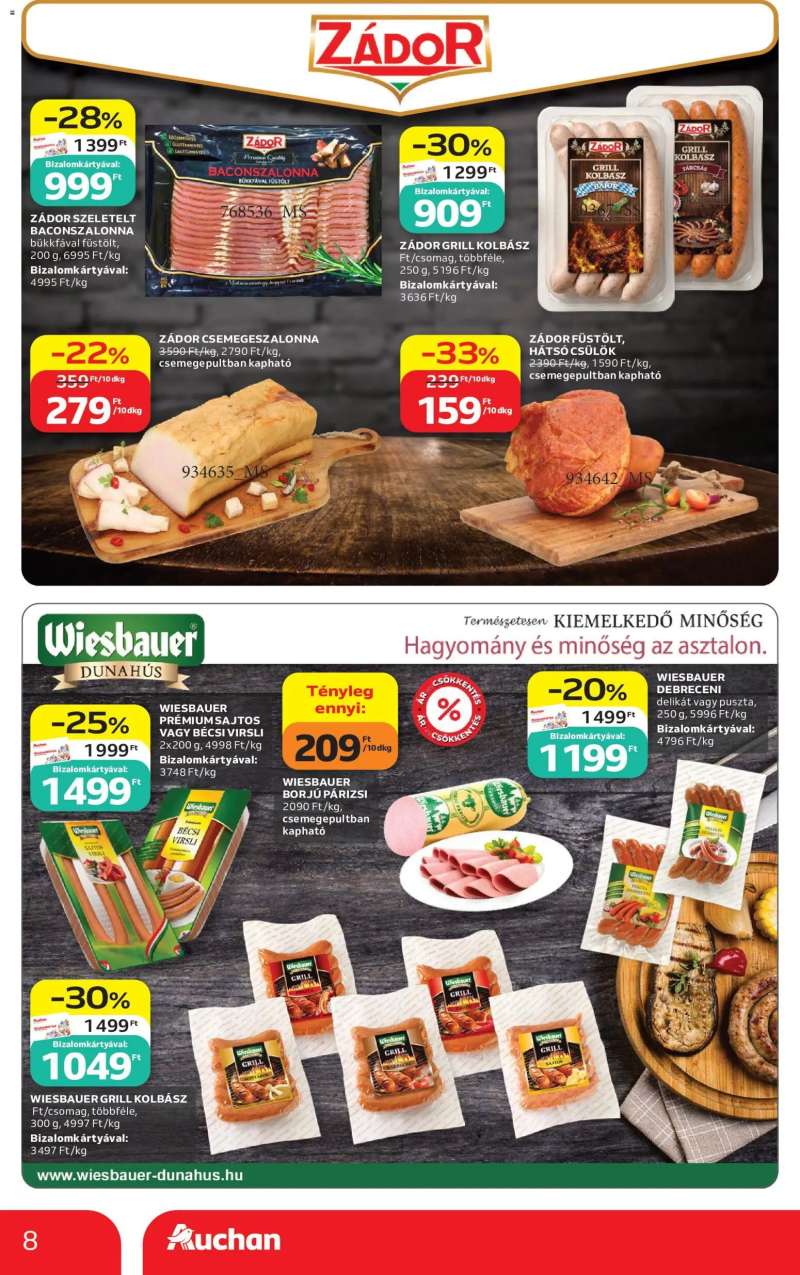 Auchan Auchan akciós újság 8 oldal