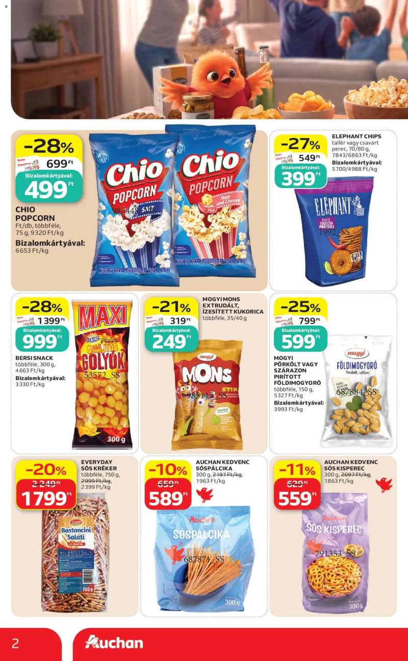 Auchan Auchan Kihagyhatatlan ziccerek bajnok árakon 2 oldal