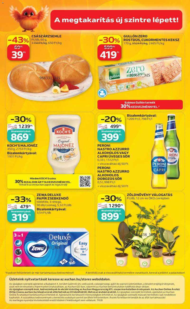 Auchan Auchan Szupermarket akciós újság 12 oldal