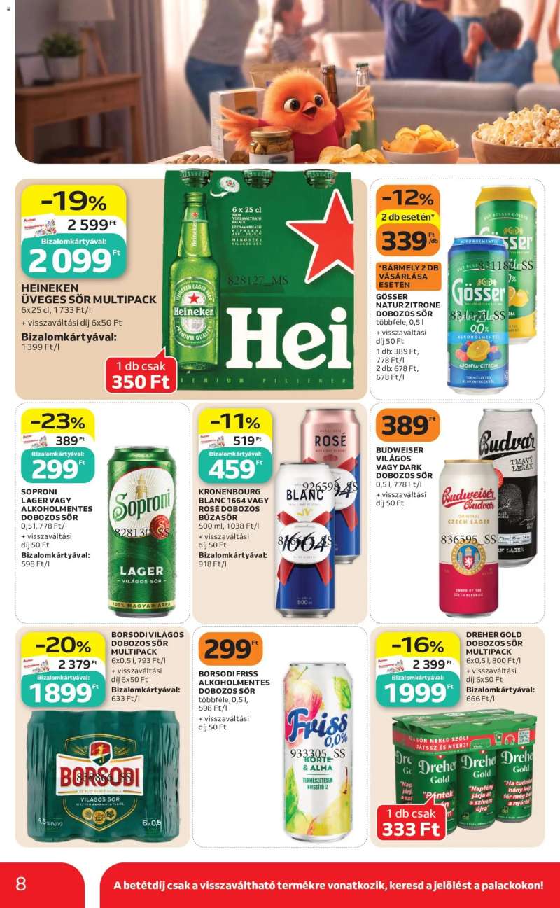 Auchan Auchan Szupermarket akciós újság 8 oldal