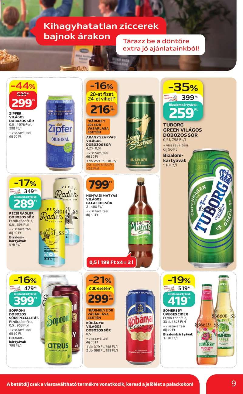 Auchan Auchan Szupermarket akciós újság 9 oldal